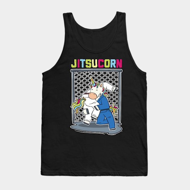 Brazilian Jiu Jitsu T-Shirt I mma unicorn gift Tank Top by biNutz